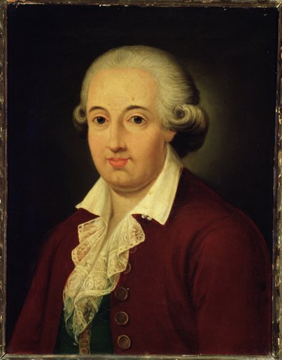 Ritratto di Domenico Cimarosa, compositore italiano da Italian School