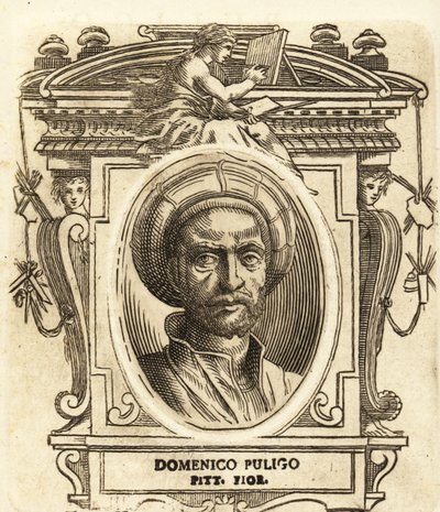 Ritratto di Domenico Puligo, pittore italiano del Rinascimento, attivo a Firenze da Italian School