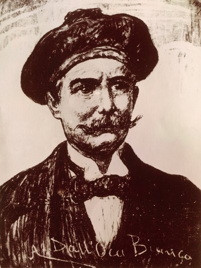 Ritratto di Emilio Salgari da Italian School