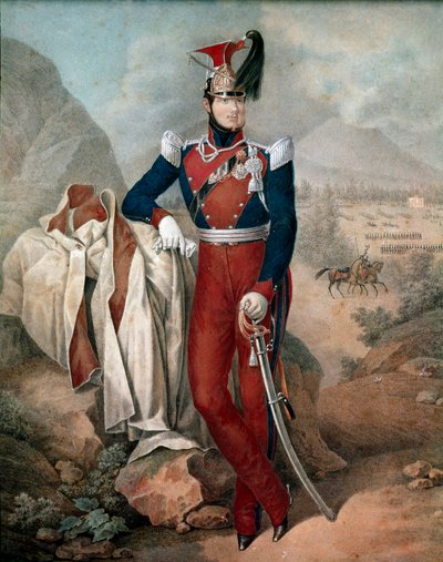 Ritratto di Ferdinando II (Ferdinando Carlo) (1810-1859), Re delle Due Sicilie da Italian School