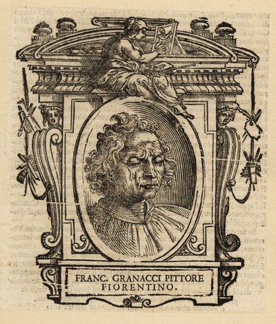 Ritratto di Francesco Granacci, pittore italiano del Rinascimento di Firenze da Italian School