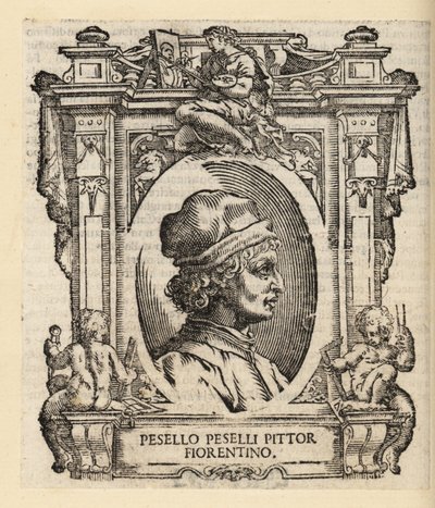 Ritratto di Francesco Pesellino, pittore italiano di Firenze da Italian School