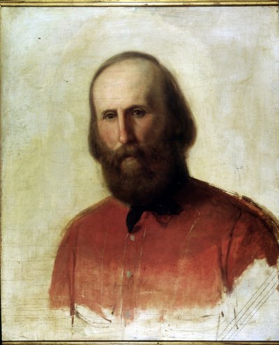 Ritratto di Garibaldi. Museo del Risorgimento. Milano da Italian School