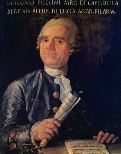 Ritratto di Giacomo Puccini (1712-1781) da Italian School