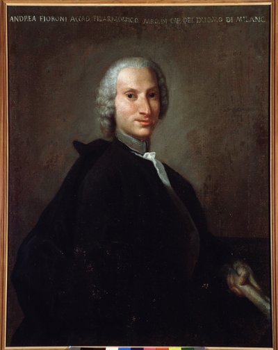 Ritratto di Gianandrea Fioroni, compositore italiano da Italian School