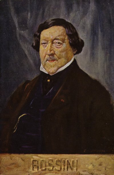 Ritratto di Gioachino Rossini da Italian School