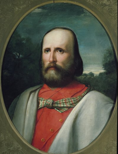 Ritratto di Giuseppe Garibaldi (olio su tela) da Italian School
