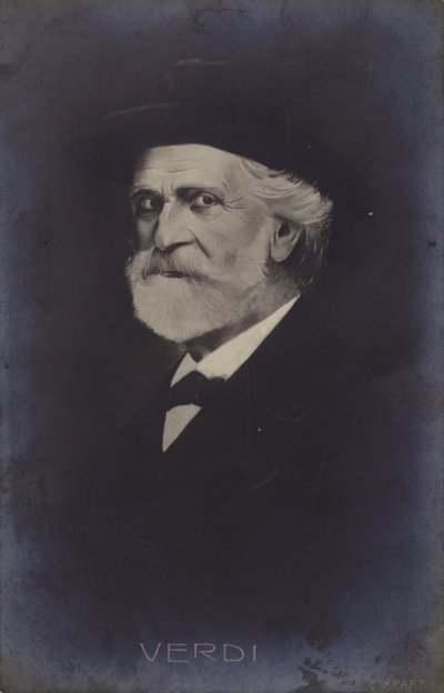 Ritratto di Giuseppe Verdi da Italian School