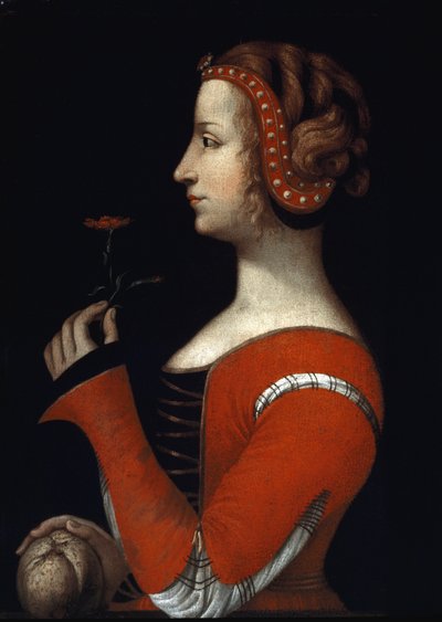 Ritratto di Laura di Noves, amata da Petrarca da Italian School