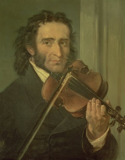 Ritratto di Niccolò Paganini (1782-1840) da Italian School