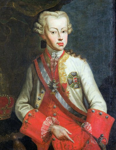 Ritratto di Pietro Leopoldo di Lorena, c.1750 da Italian School