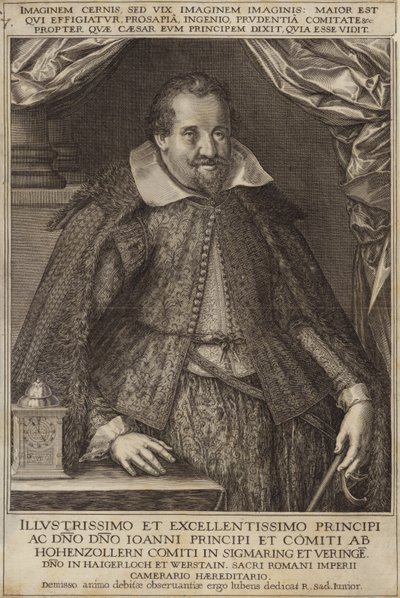 Ritratto del principe Giovanni di Hohenzollern-Sigmaringen da Italian School