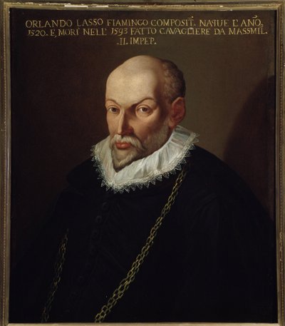 Ritratto di Roland de Lassus, compositore fiammingo da Italian School