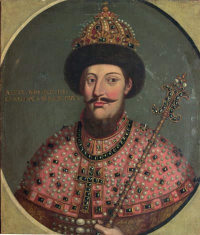 Ritratto dello Zar Alessio Michajlovič (1629-76) da Italian School