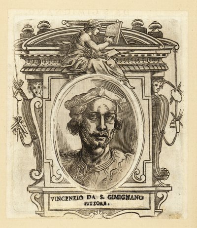 Ritratto di Vincenzo Tamagni, pittore italiano del Rinascimento da Italian School
