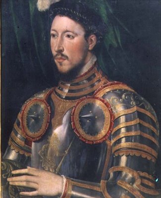 Ritratto di un uomo in armatura da Italian School