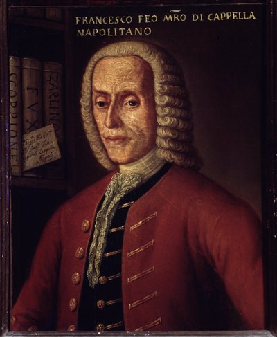 Ritratto di Francesco Feo, compositore italiano da Italian School