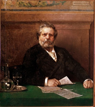 Ritratto del poeta italiano Giosue Carducci (1835-1907) (fine del XIX secolo, Casa Carducci, Bologna) da Italian School