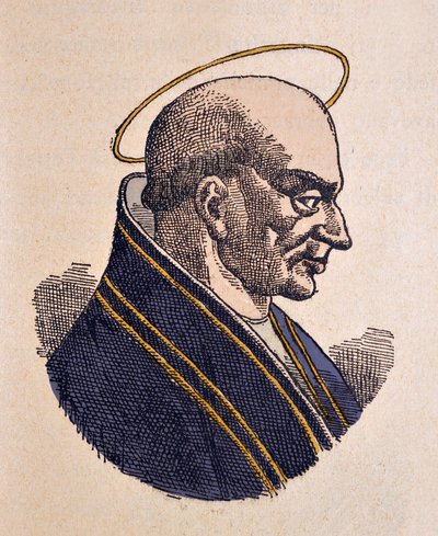 Ritratto di Papa Adeodato I (615-618) da Italian School