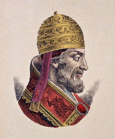 Ritratto di Papa Adriano V (1276) da Italian School