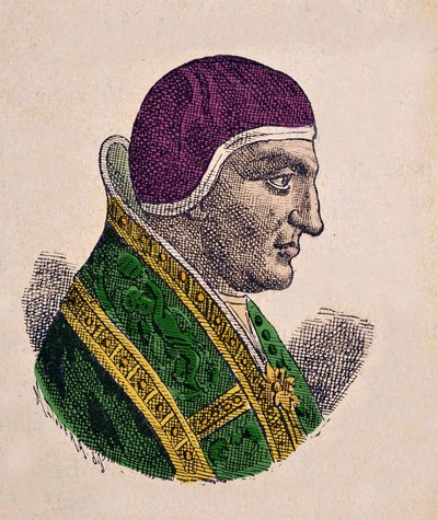 Ritratto di Papa Agapito II (946-955) da Italian School