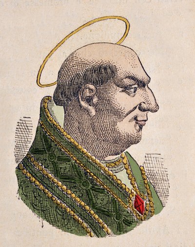 Ritratto di Papa Agapito I (535-536) da Italian School