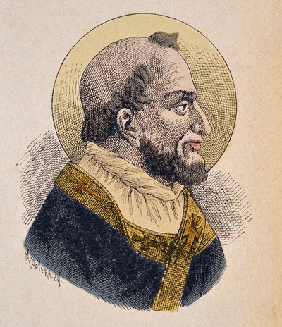 Ritratto di Papa Anacleto (ca. 76-88) da Italian School