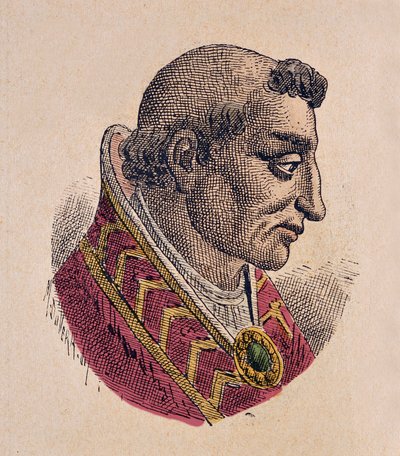 Ritratto di Papa Anastasio III (911-913) da Italian School