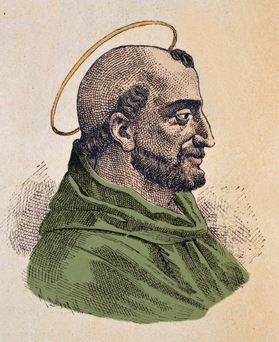 Ritratto di Papa Aniceto (ca. 155-166) da Italian School