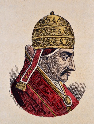 Ritratto di Papa Benedetto VI (Benedetto, Benedict o Benedictus) (973-974) da Italian School