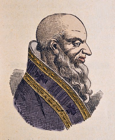 Ritratto di Papa Bonifacio III (607-608) da Italian School