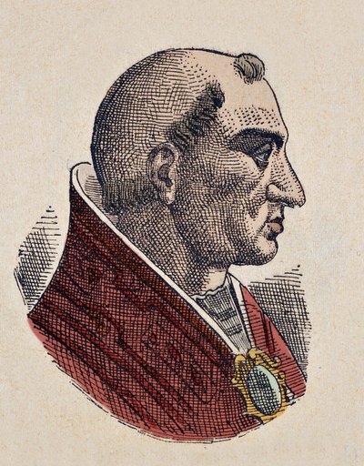 Ritratto di Papa Bonifacio II (530-532) da Italian School