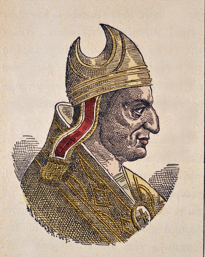 Ritratto di Papa Bonifacio IV (608-615) da Italian School