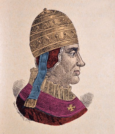 Ritratto di Papa Bonifacio IX (1389-1404) da Italian School