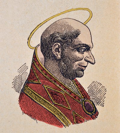 Ritratto di Papa Bonifacio I (419-422) da Italian School