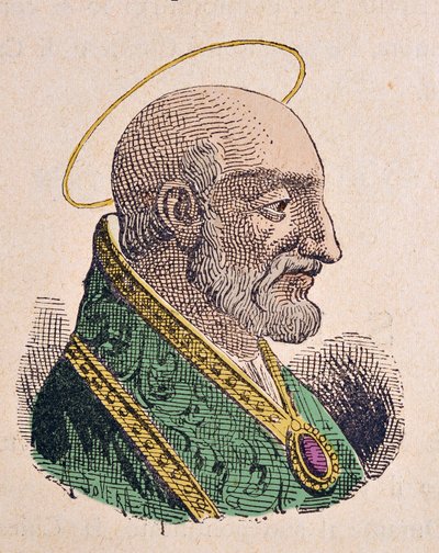Ritratto di Papa Caio (293-296) da Italian School
