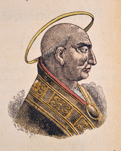 Ritratto di Papa Callisto I (217-222) da Italian School