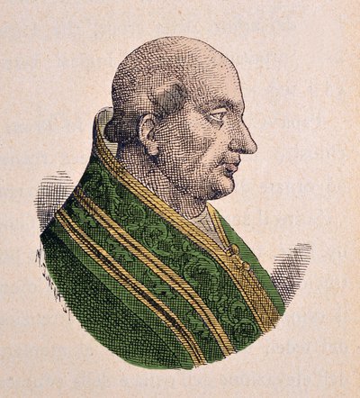 Ritratto di Papa Clemente III (Clemente o Clemens) (1187-1191) da Italian School