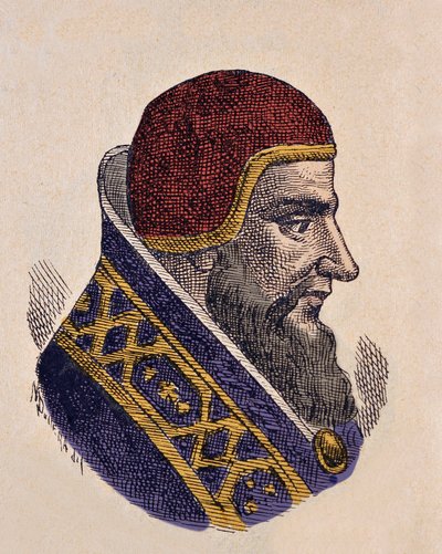 Ritratto di Papa Damaso II (1048) da Italian School