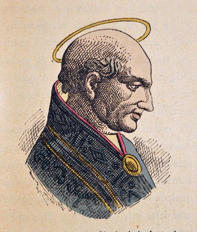 Ritratto di Papa Damaso I (366-384) da Italian School
