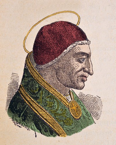 Ritratto di Papa Dionisio (259-268) da Italian School