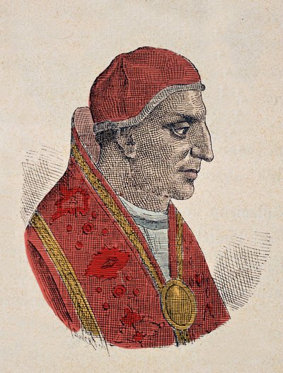 Ritratto di Papa Stefano III (Stephen, Stefano o Stephanus) (768-772) da Italian School