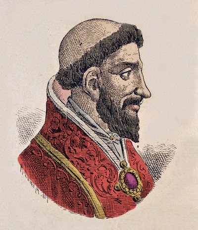 Ritratto di Papa Stefano VIII (Stephen, Stefano o Stephanus) (939-942) da Italian School