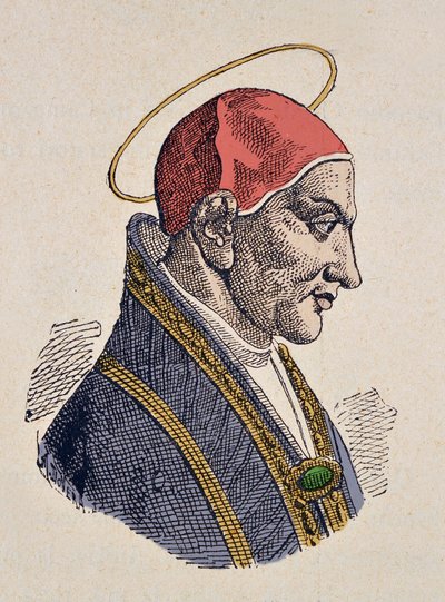 Ritratto di Papa Felice III (Felice) (483-492) da Italian School