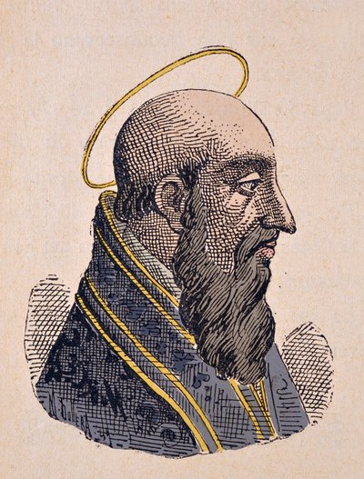 Ritratto di Papa Felice I (269-274) da Italian School