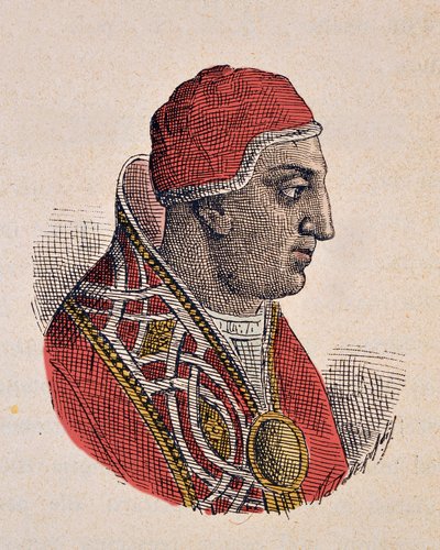 Ritratto di Papa Gregorio II (715-731) da Italian School
