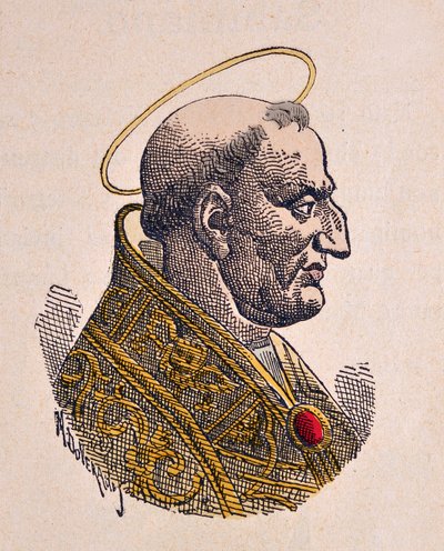 Ritratto di Papa Gregorio Magno (590-604) da Italian School
