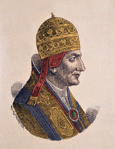 Ritratto di Papa Gregorio VIII (1187) da Italian School