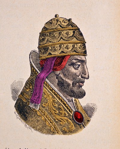 Ritratto di Papa Gregorio VII (1073-1085) da Italian School