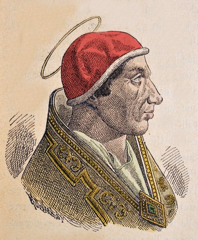 Ritratto di Papa Ormisda (514-523) da Italian School